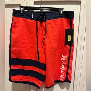 Brand new. Hurley swim trunks. Size 32.